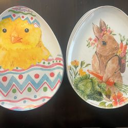 NEW Easter Bunny Plates