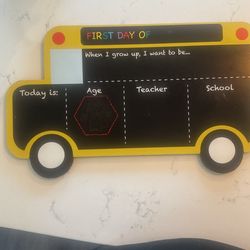 First Day Of School Sign
