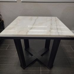 Marble Top Side End Table