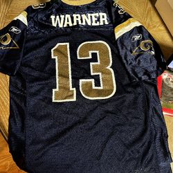 Kurt Warner St Louis Rams Reebok Jersey Youth Large 