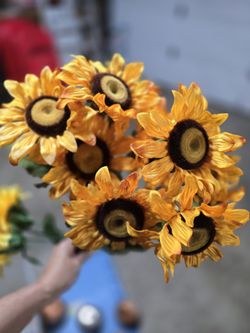 Fall Decor Artificial Flowers 