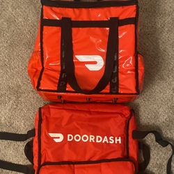 DoorDash Insulated Delivery Bags (2) 