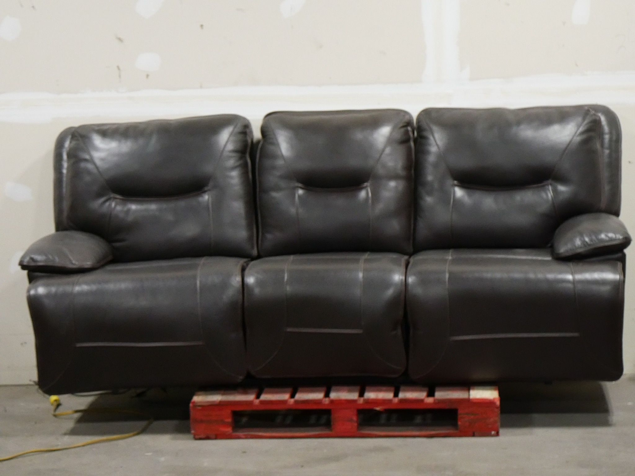 Leather Power Reclining Sofa & Loveseat