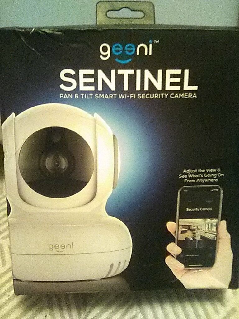 Geeni Sentinel Smart WiFi Security Camera with Automatic Night Vision