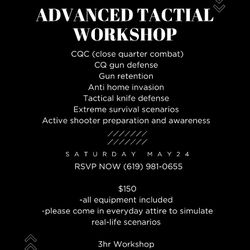 Advanced Tactical Workshop