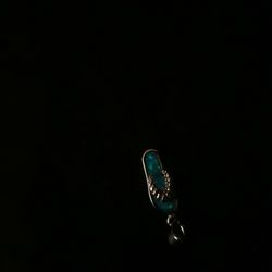925 Sterling Silver Turquoise Enamel Flip Flop Charm