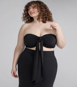 Size 2X Women’s Tie Front Top