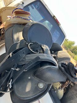 Western horse saddle