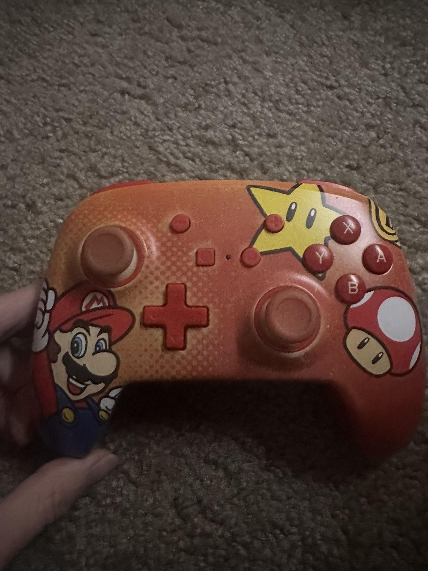 Mario Remote For Nintendo Switch With Wire 