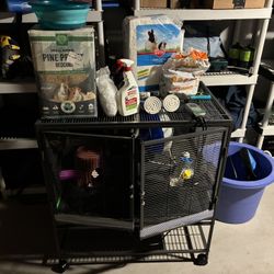 Small Animal pet Cage w/accessories