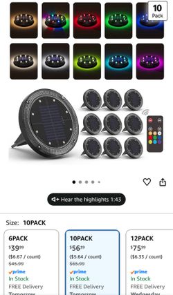 Multicolor Solar Ground lights