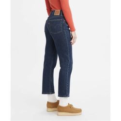 Levi's Women's 501 High-Rise Button Fly Straight Cropped Jeans Size (31X26)