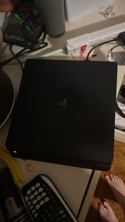 PS4 with controller