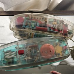 Vintage Unisonic Model 6900 Transparent Phone