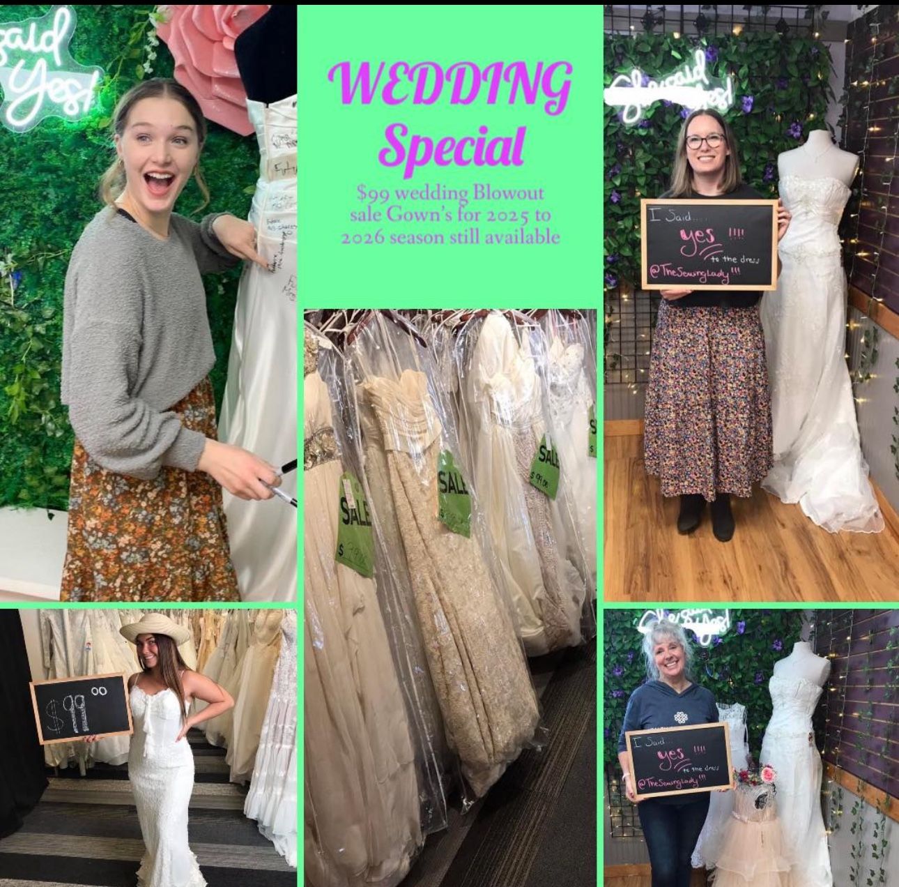 $99 Wedding Gown Blowout Sale Bargain Bridal Sale Size 2-32