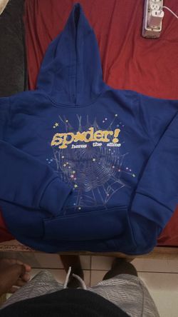 Sp5der Heres The Slime Blue Hoodie
