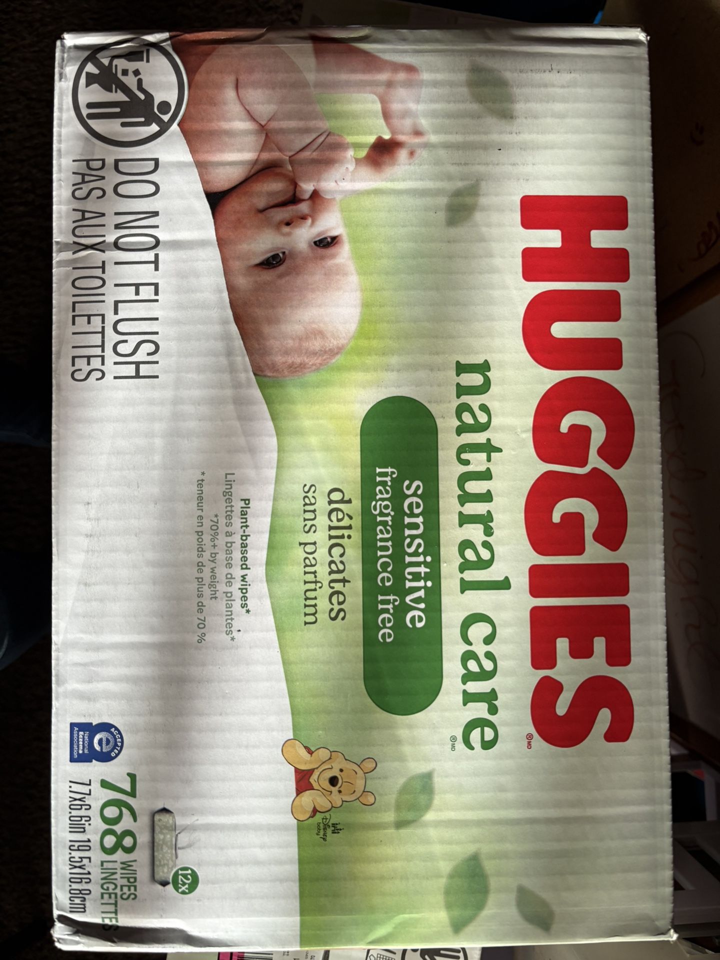 Huggies Wipes - Natural Care 768 Count