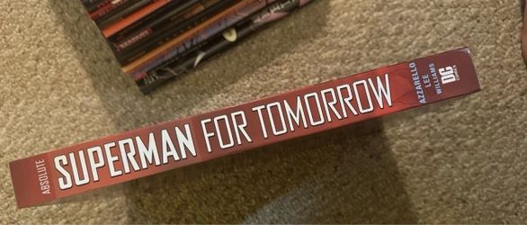 Absolute Superman For Tomorrow signed by Brian Azzarello and Jim Lee