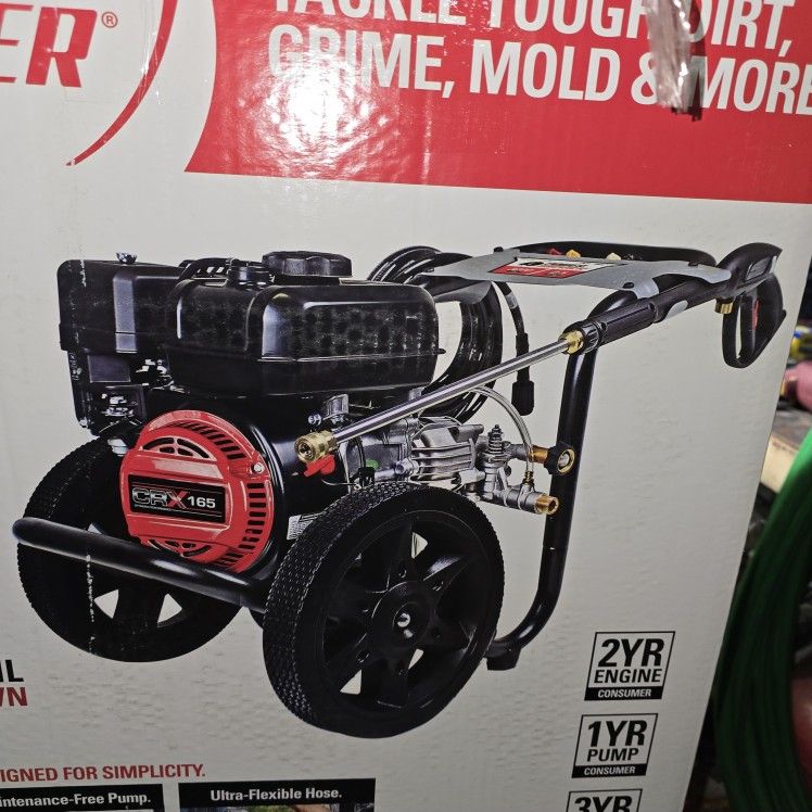 Power Washer 3100 PSI 2.4 GPM Cold Water Gas Pressure Washer with 163cc