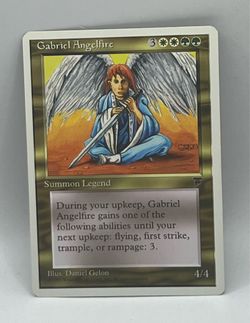 MTG Chronicles Gabriel Angelfire Summon Legend Card
