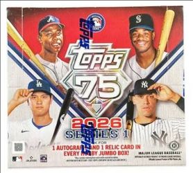 2026 Topps Series 1 Jumbo Hobby Box - Brand New