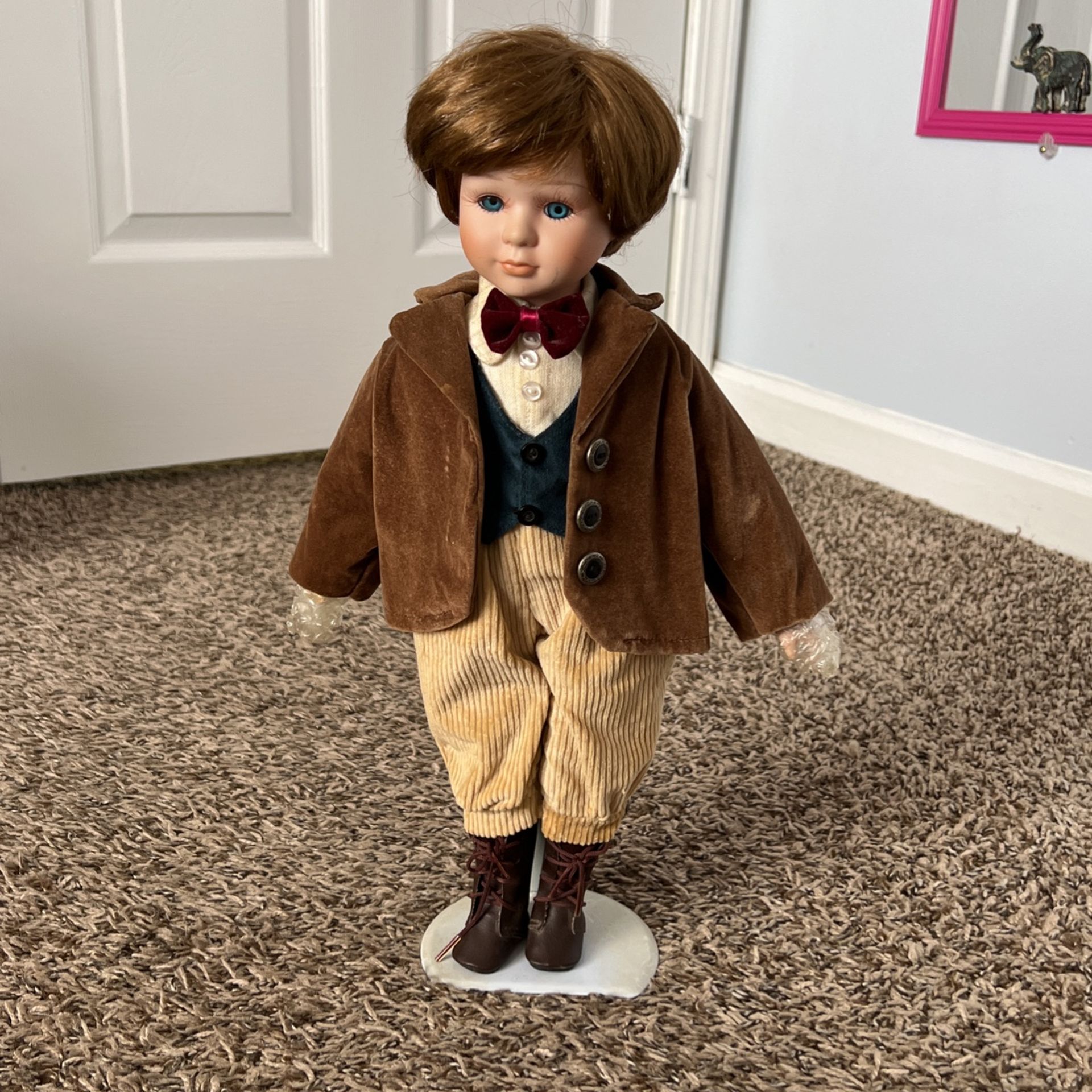 Tiny Tim porcelain doll