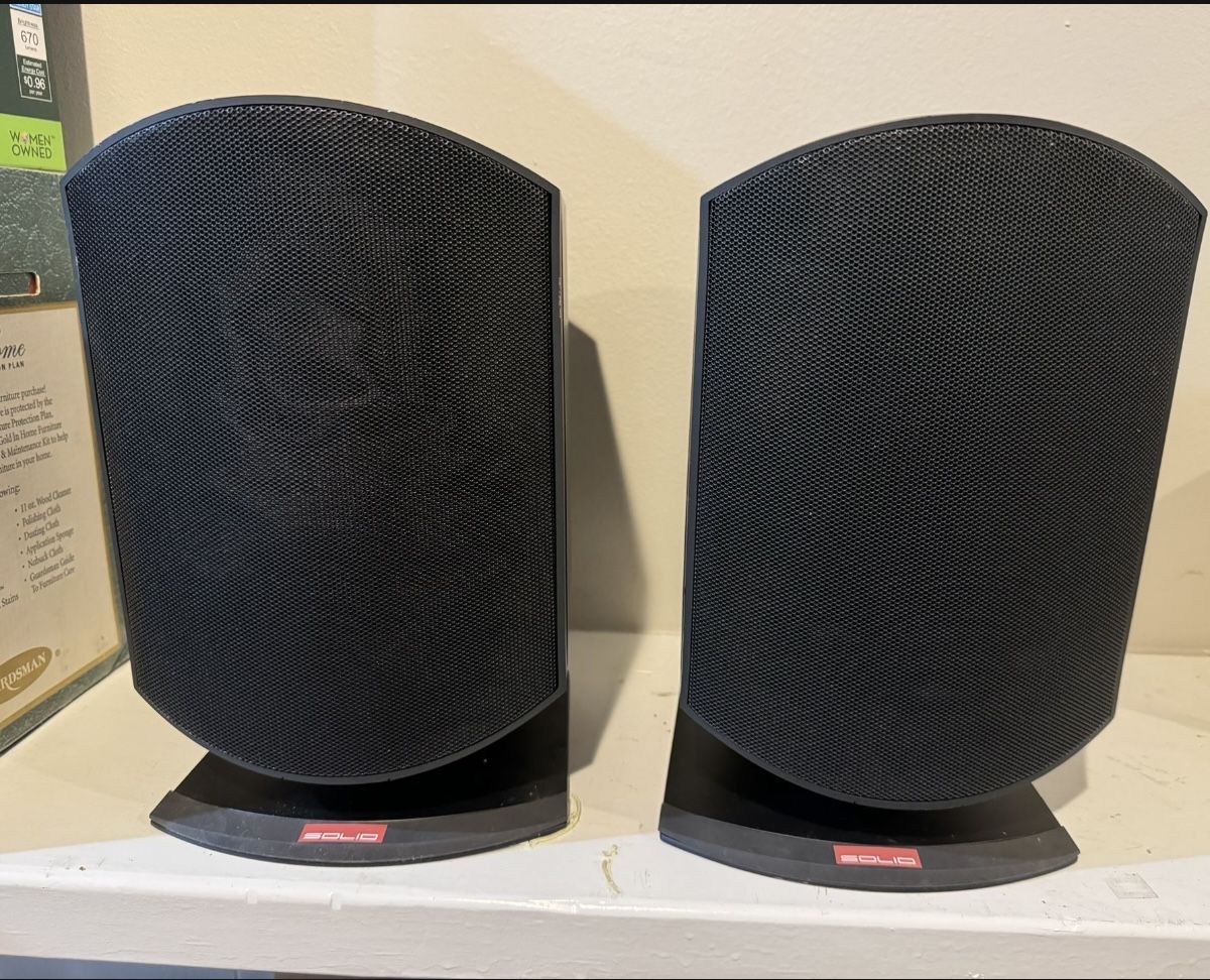 ORIGINAL Bowers & Wilkins B&W Rock Solid Sound 150W Bookshelf Speakers