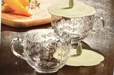 PAR DE TAZAS DE FANTASÍA PRINCESS HOUSE 🌼🌼🌼