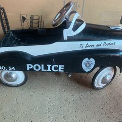  Vintage Metro City Police Pedal Car No. 54 By Instep in Great Condition.