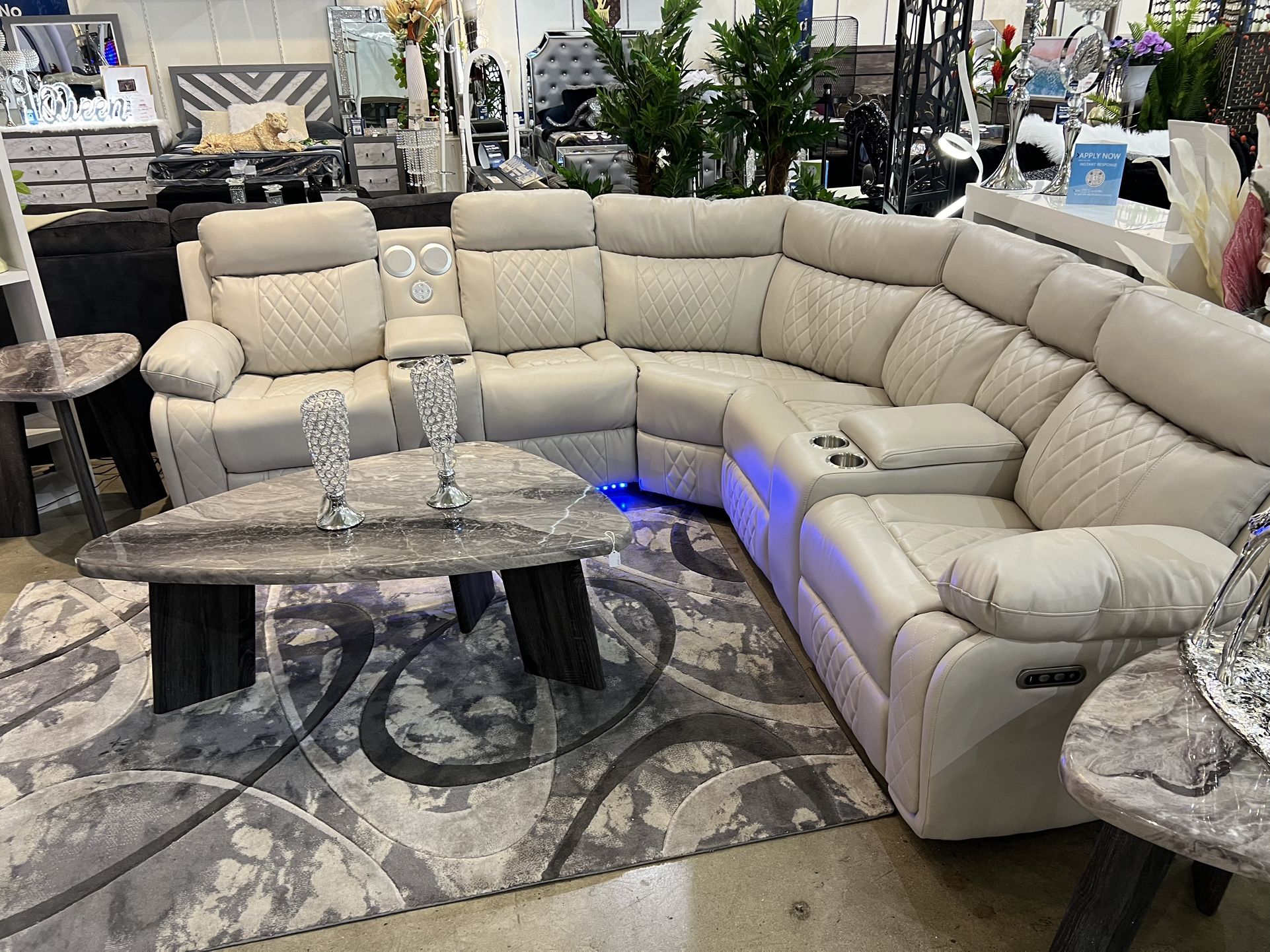 BLUETOOTH LED SECTIONAL