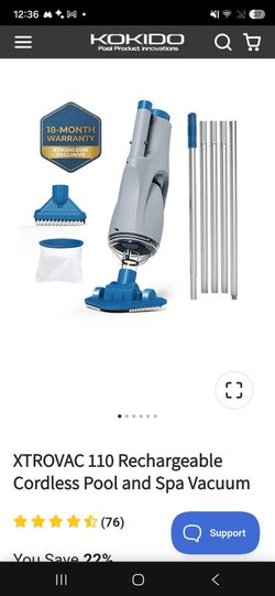 Kokido XTROVAC 110 Cordless Pool and Spa Vacuum