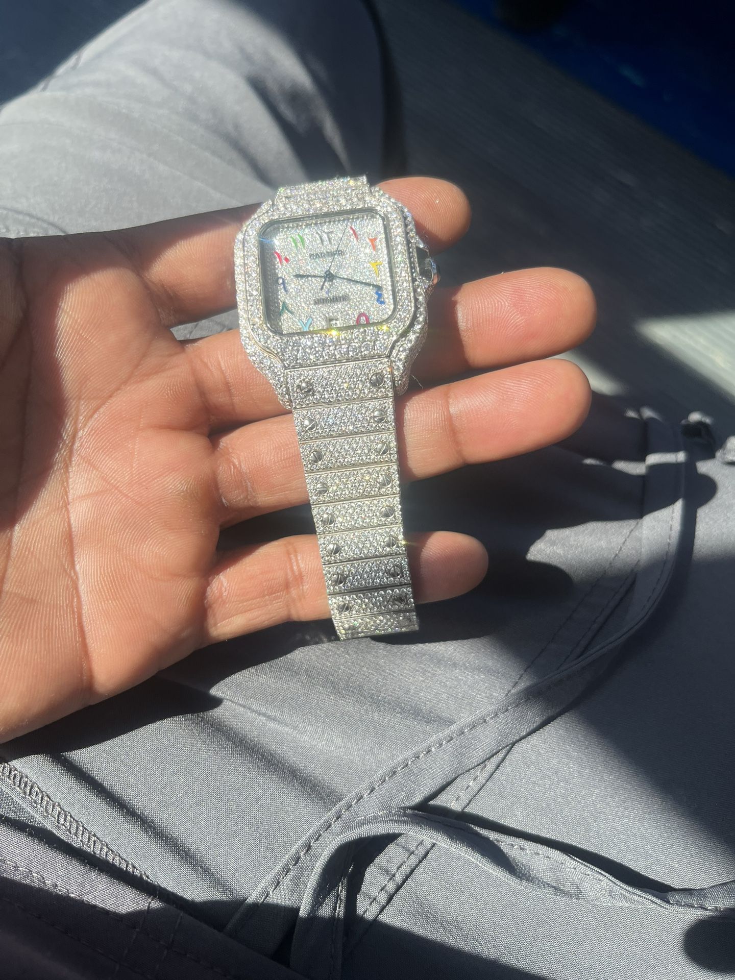 Arabic Numerals Cartier Bussdown Vvs Diamonds DEF