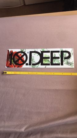 10 DEEP Bumper Sticker