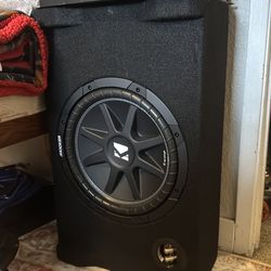 12” kicker sub with sealed box