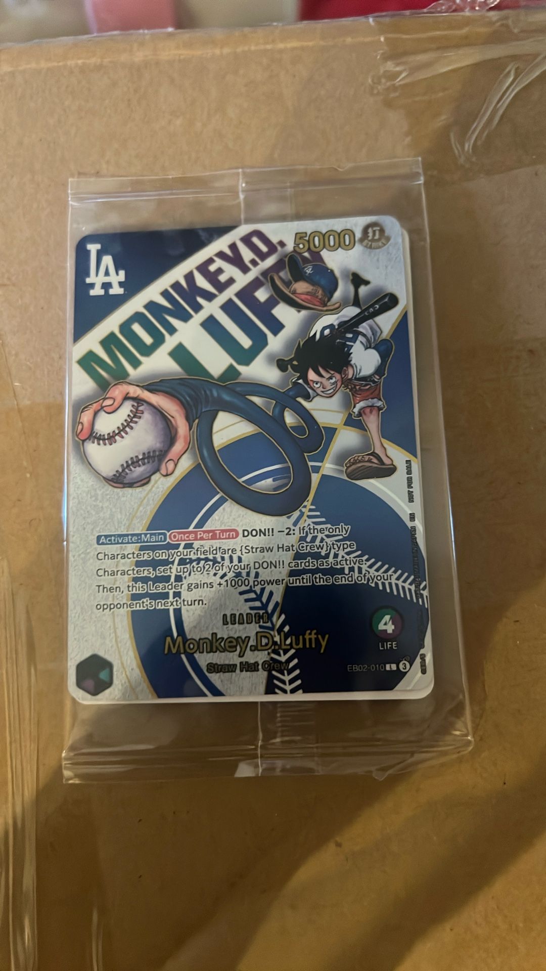 One Piece X LA Dodger Collab Promo Monkey D Luffy 7/3/25
