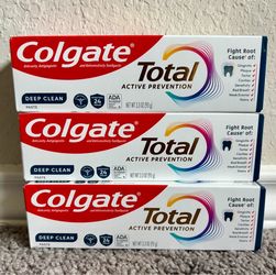 Colgate Total Toothpaste 3/$6