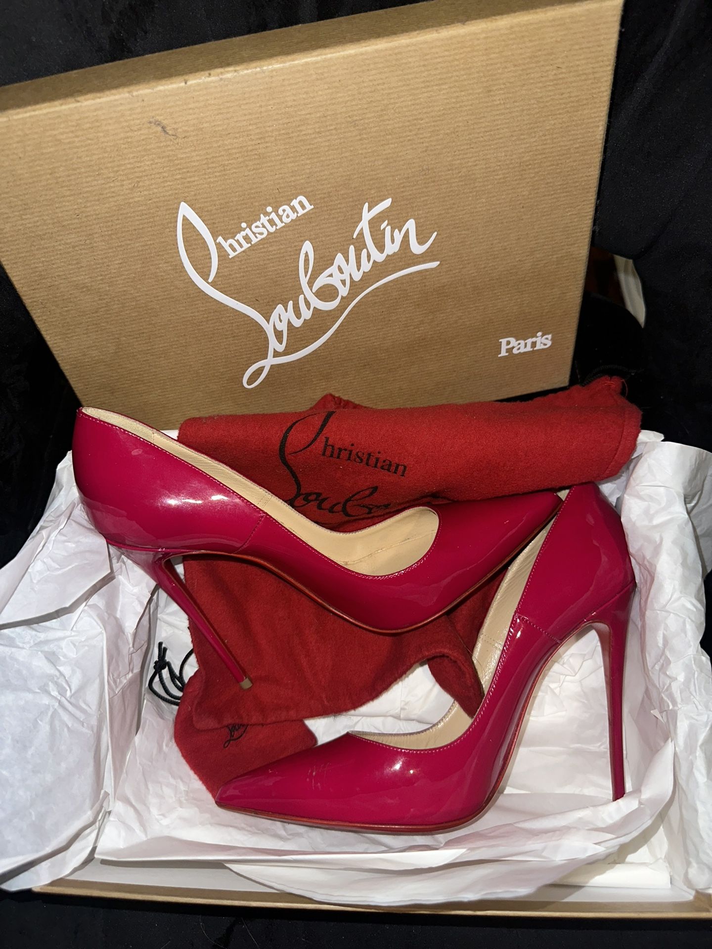 pink magenta heels size 38