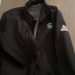 Men's medium Coors light cracking zip up jacket