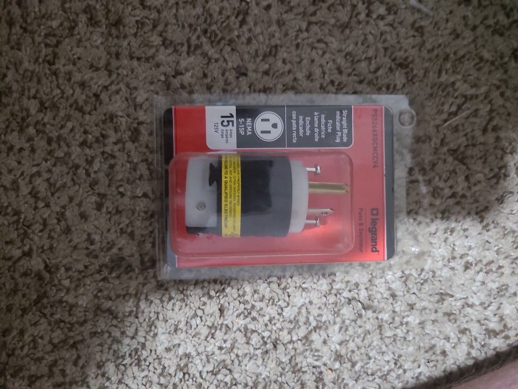 Straight Blade indicator pug 15 Amps