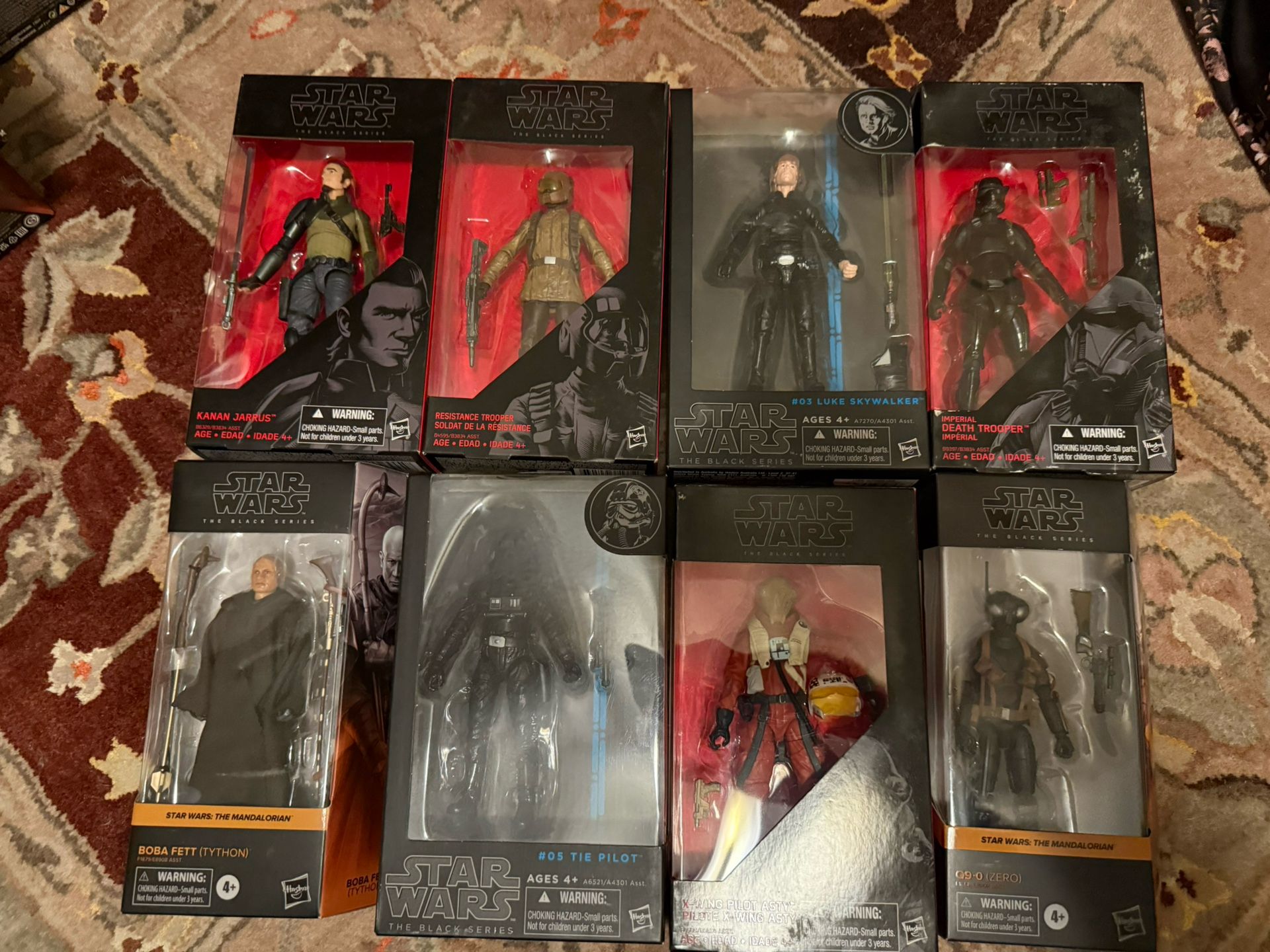 Star Wars Black series 6” Figures. New.