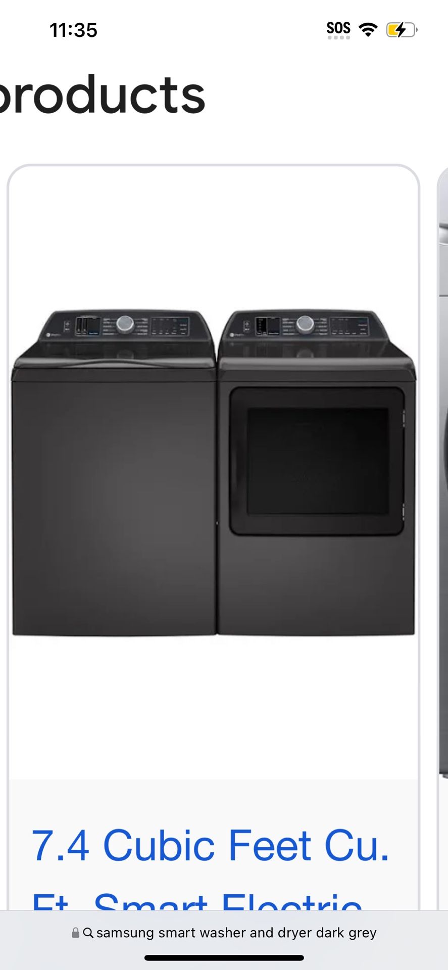 Samsung Smart WiFi Washer & Dryer 