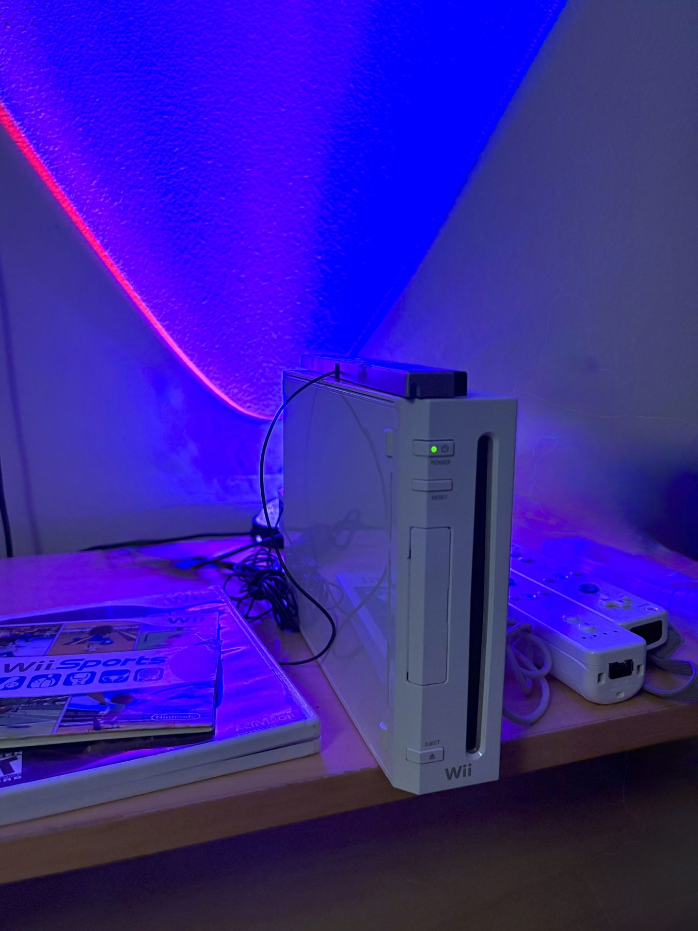 Wii Console + 2 Controllers