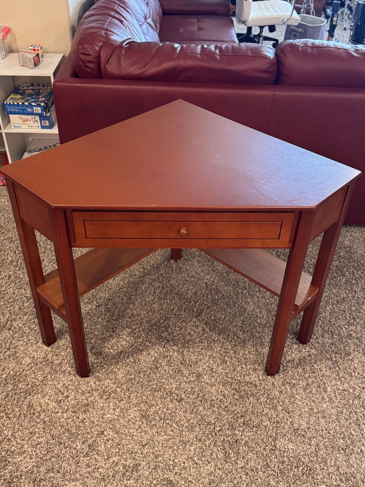 Wood Corner Desk