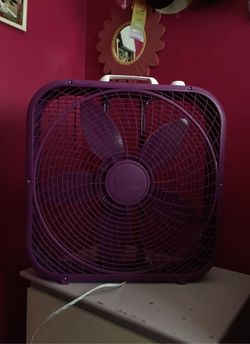 Purple Lasko Fan