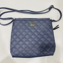 Nicole Miller Grey Quilted Shoulderbag