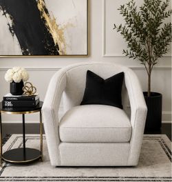 Beautiful Swivel Luxury Accent Chair