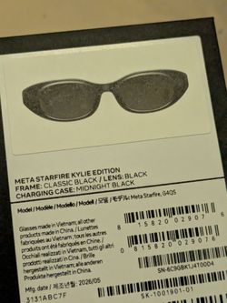 Meta Starfire Kylie edition glasses