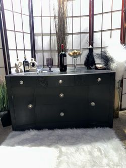 Black Bar Buffet or Dresser