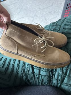 Johnston & Murphy Sheepskin Tan Chukka Boot Size 11