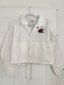 Womens White Champion Jacket